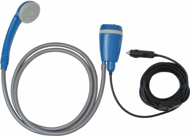Dush udhëtimi BRUNNER Aquafresh 2.0 0810013N 12 V, zorrë 2 m, kabllo 5 m, set me pompë zhytëse e çantë, blu/gri