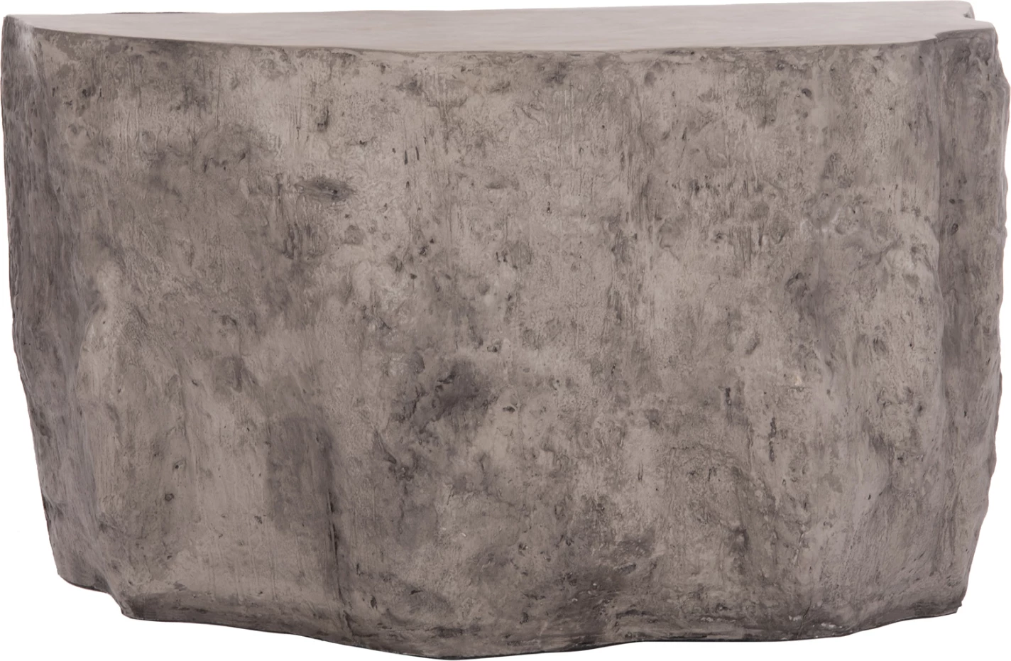 Konsolë INTERON, formë shkëmbi, fibër-cement, ngjyrë gri, 120x50x71cm