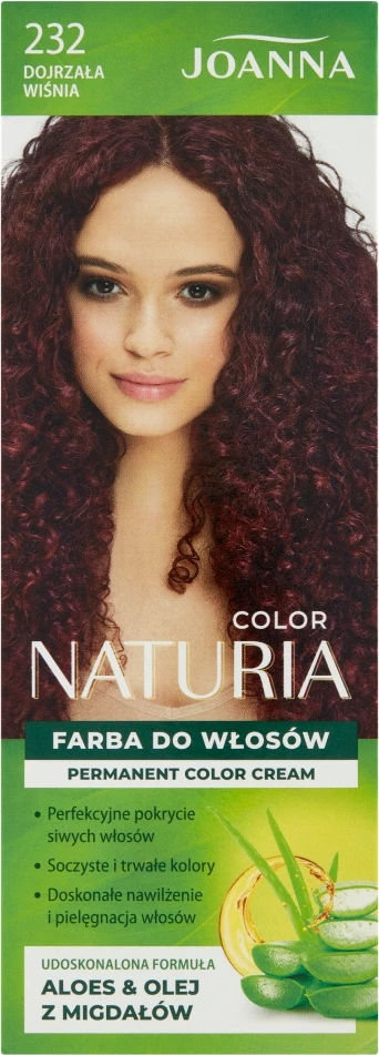 Ngjyrë për flokë për femra Joanna Naturia Color 232 Qershi e Pjekur, 1 copë