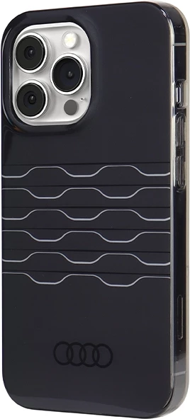Mbështjellës Audi IML MagSafe për iPhone 13 Pro / 13, i zi