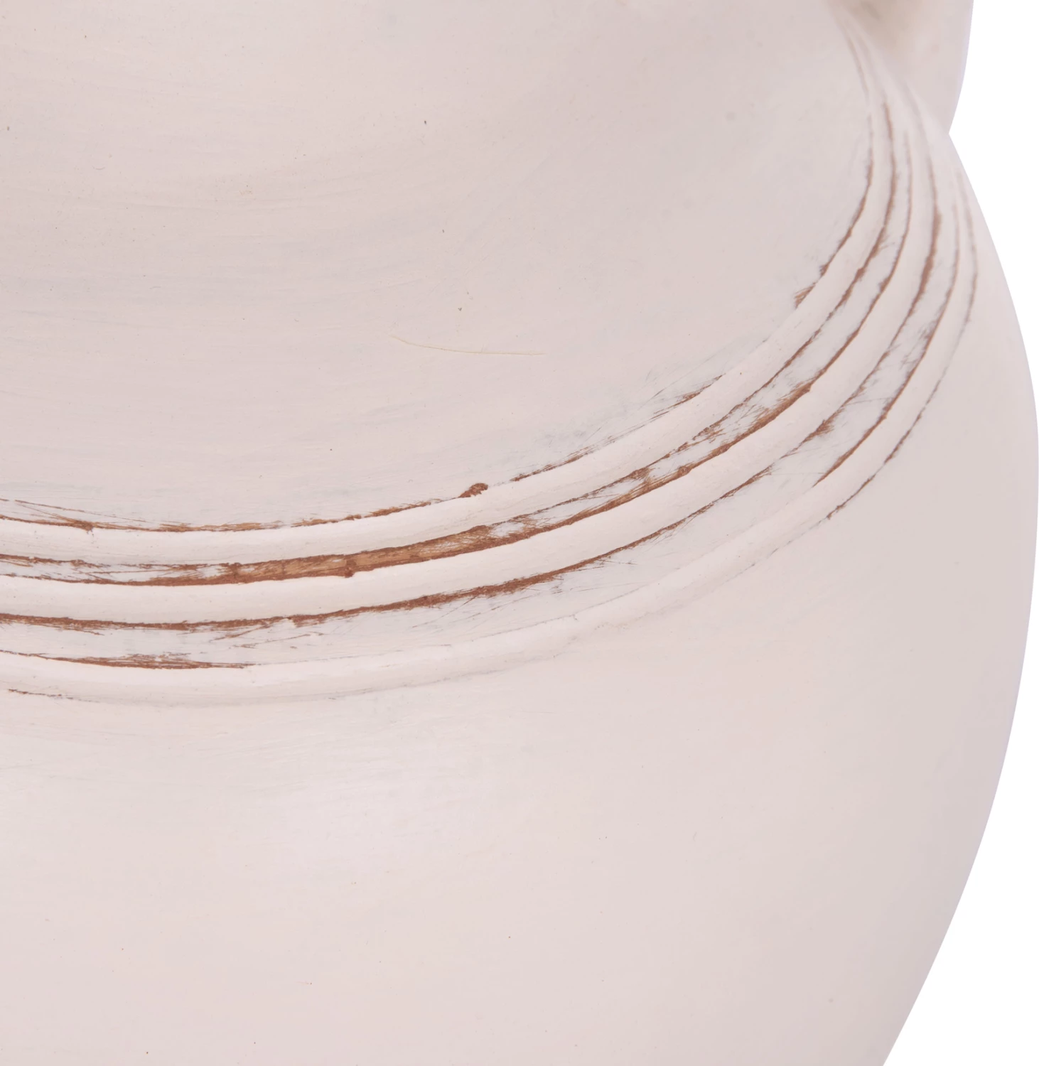 Vazo dekorative (amforë), terrakotë e bardhë, FEAX FH4676.02L, 35x35x58cm