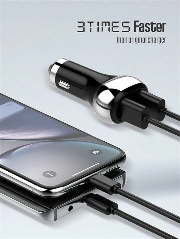 Karikues Për Veturë LDNIO C2 (Zezë)