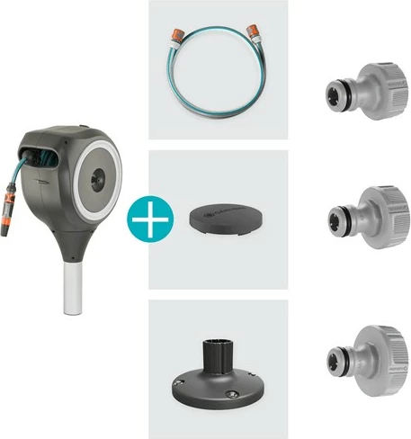 Kasë zorre GARDENA 18617-20, 20m, automatike, e zezë