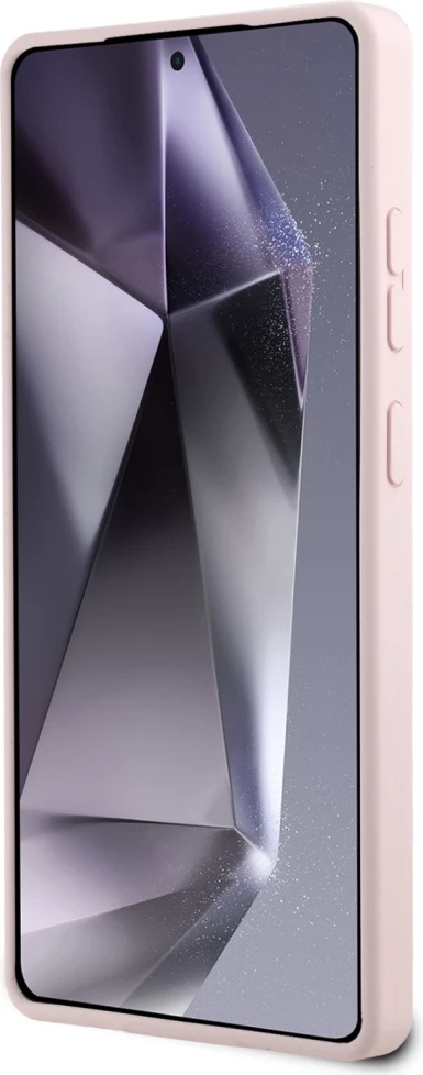 Mbështjellës Karl Lagerfeld Silicone Double Heads And Circle MagSafe për Samsung Galaxy S25 Ultra, Rozë