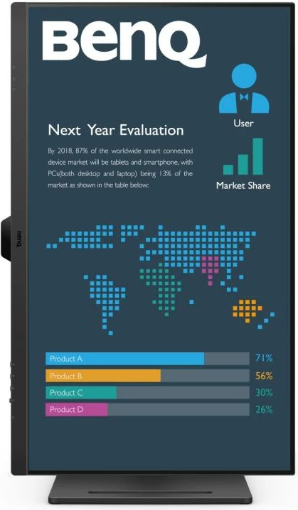 Monitor BenQ BL2490 24" LCD/TFT i rrafshët, e zezë