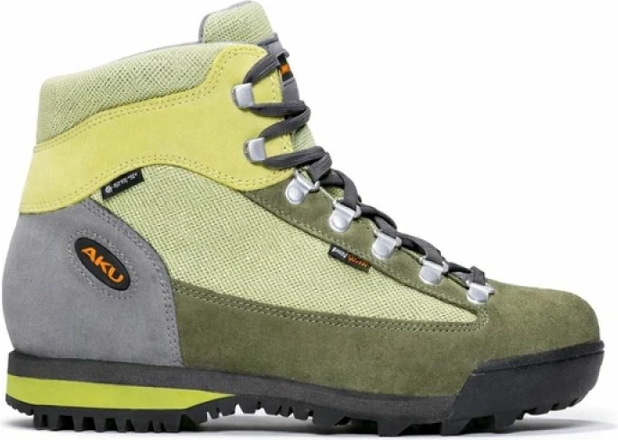 Çizme hiking për femra Aku, gri-jeshile