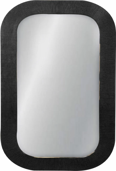 Pasqyrë MAGRO 56, e zezë, 56x2x68cm