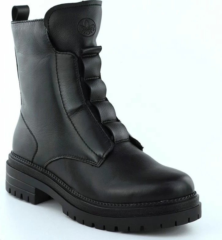 Çizme të shkurtra femra Rieker Y3160-00, të zeza