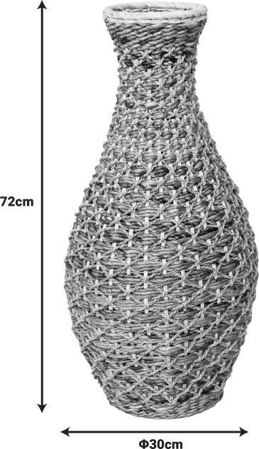 Vazo Gucre I Inart dru-ratan pe ngjyrë natyrale D30x70cm