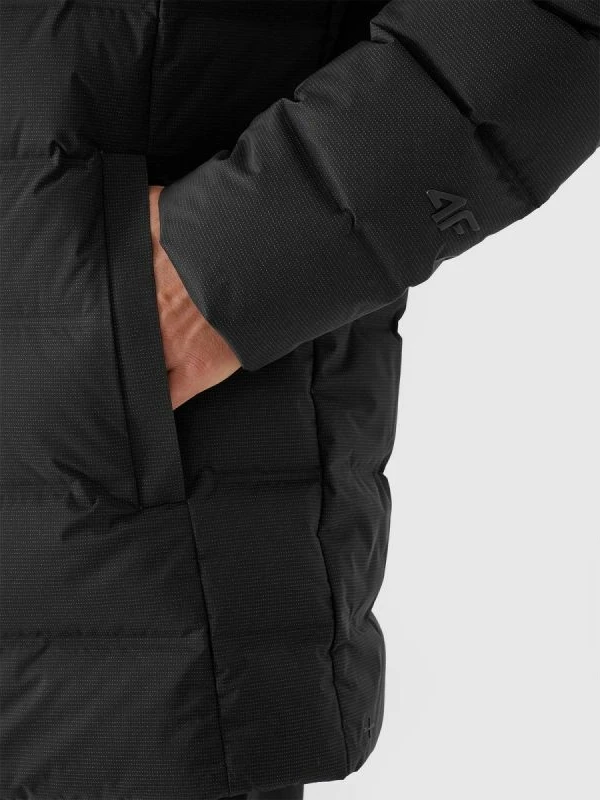 Jakne dimri për meshkuj 4f, e zezë