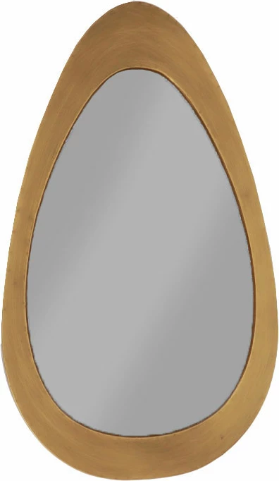 Pasqyrë Galet, ngjyrë ari metalik, 39x2x65cm