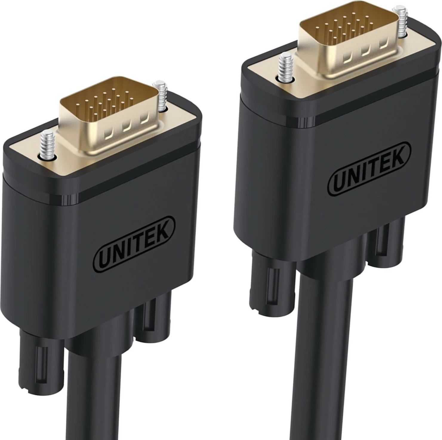 Kabëll VGA Unitek HD15 M/M 20m, i zi