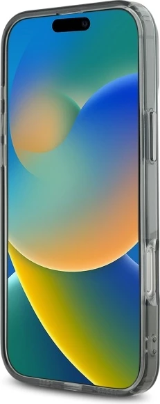 Mbështjellës Karl Lagerfeld IML Metal Choupette Head MagSafe për iPhone 16 Pro, Zi