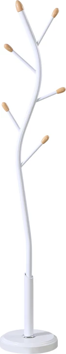 Varëse palltosh Portu, metal, ngjyrë e bardhë-natyrale, D30x170cm
