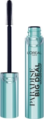 Maskarë për femra L'Oreal Paris Paradise Big Deal Waterproof e zezë 9.9ml