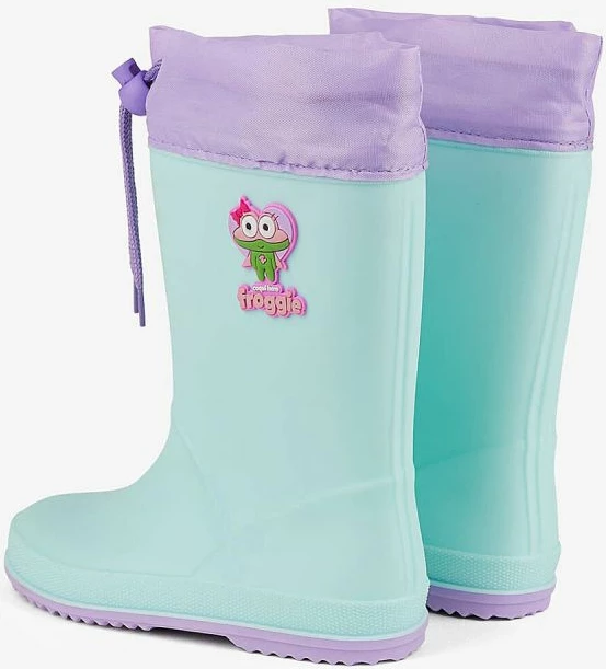 Çizme për vajza Coqui, ngjyrë vjollcë dhe jeshile