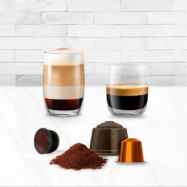 Makinë kafeje UFESA VENEZIA OPT-X 1400W, 15 bar, rezervuar 1L, touchscreen 7 nivele, multi-kapsula, e bardhë