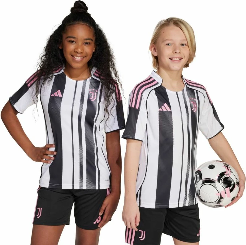 Fanellë për fëmijë adidas Juventus, e bardhë