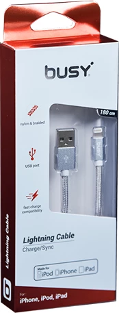 Kabllo për Iphone Busy 1.8 m