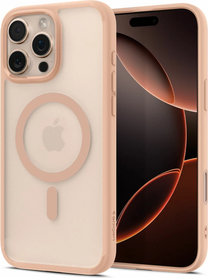 Mbështjellës Spigen Ultra Hybrid T MagSafe për iPhone 16 Pro, Rozë