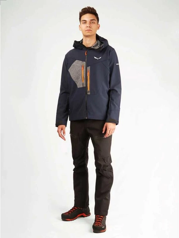 Jakne trekking Salewa për meshkuj, të gjelbër