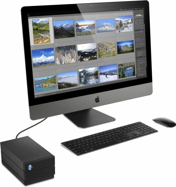 Disk i jashtëm HDD RAID, LaCie 2big STHJ8000800, 8TB (2x4TB), USB-C 10Gb/s, RAID 0/1/JBOD, i zi