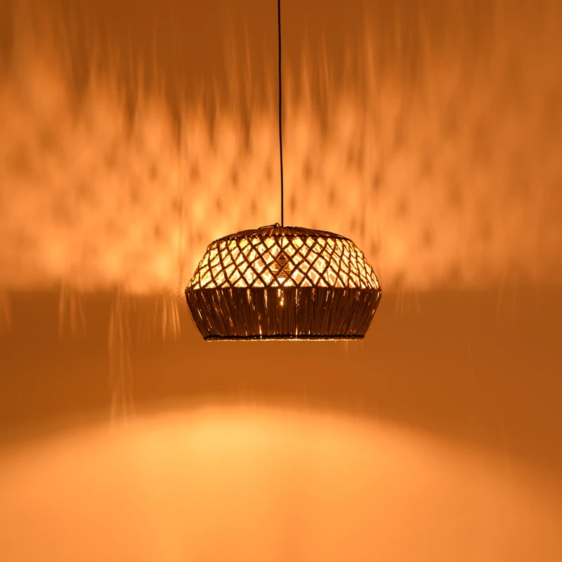 Llambë tavani Fose Inart, ngjyrë natyrale, D50x27cm