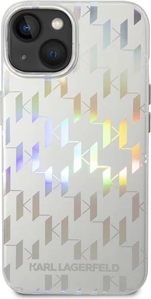 Mbështjellës Karl Lagerfeld KLHCP14MLGMMSV3 për iPhone 14 Plus 6.7", argjendtë