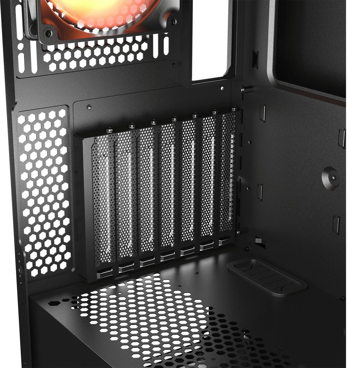 Kasë Cougar Airface ECO midi, ARGB, e zezë