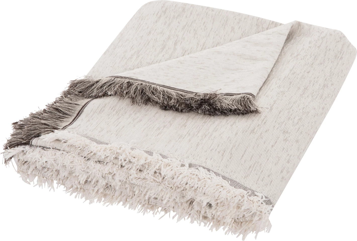 Mbulesë divani me franja DREAMTOPIA FH12161.01 ngjyrë ecru 245x170cm