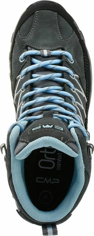 Këpucë për femra CMP Rigel Mid WP, blu me gri