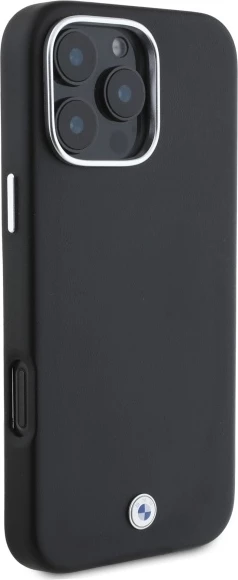 Mbështjellës BMW Sign Full Wrapped Metal MagSafe për iPhone 16 Pro, Zi