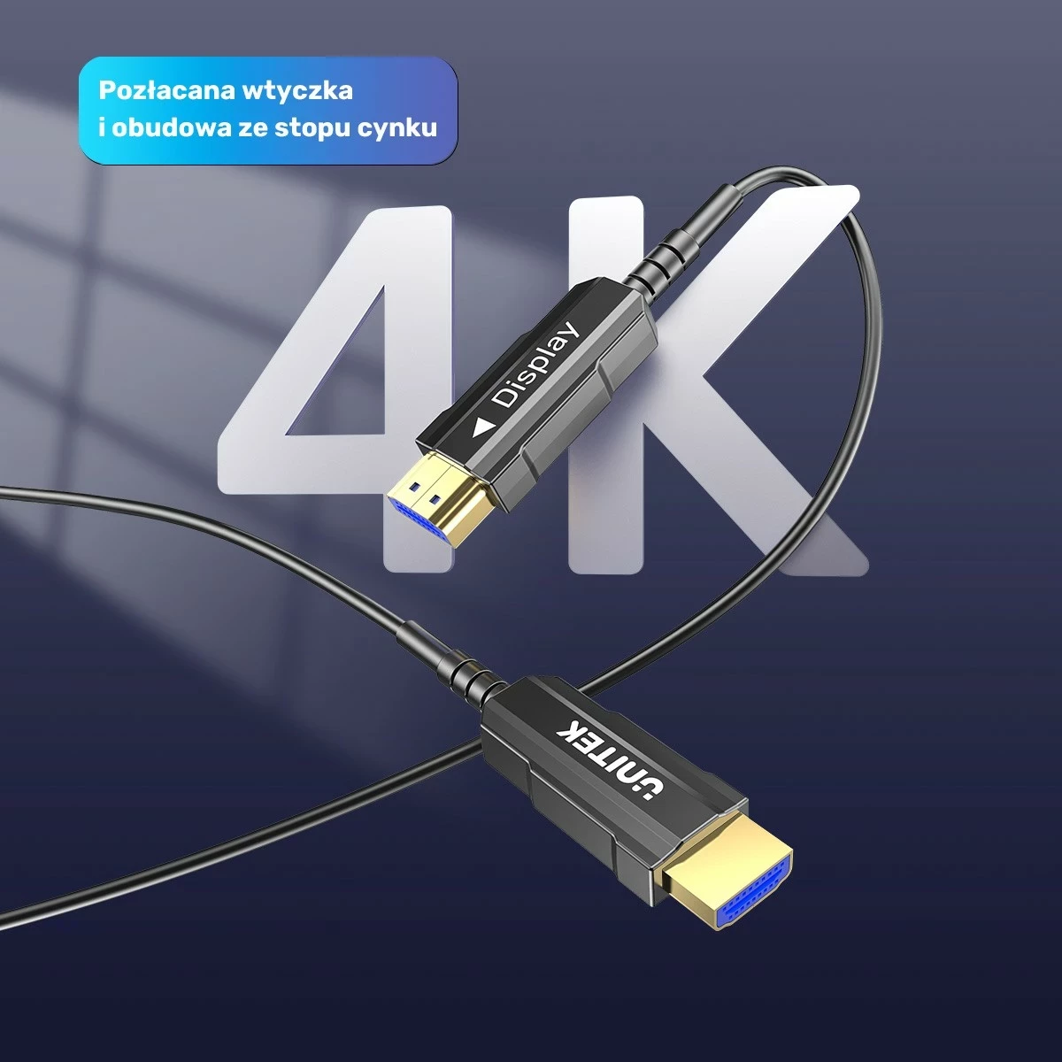 Kabel HDMI optik Unitek 2.0 AOC 7m 4K 60Hz zi