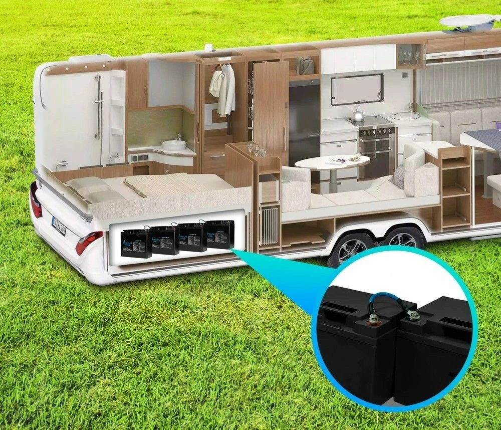 Bateri LiFePO4 Extralink EX.30424, 24Ah, 12.8V, e zezë