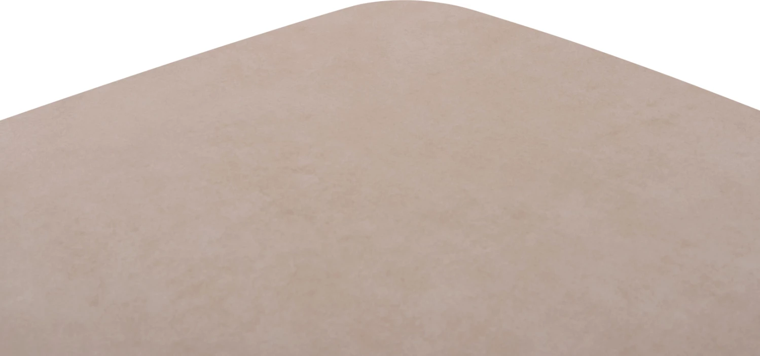 Tavolinë oborri, kornizë alumini, sipërfaqe prej guri të sinterizuar, krem, 180x90x75cm