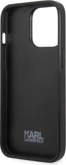 Mbështjellës Karl Lagerfeld Monogram Ikonik Patch për iPhone 13 Pro Max, i fortë, Kuq