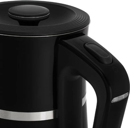 Ujëzjerë elektrik Adler AD 1355b 1.7 L 2200 W mur i dyfishtë bazë rrotulluese e zezë