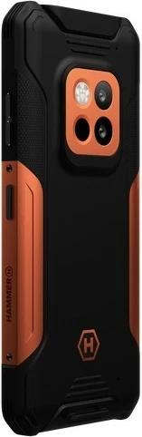 Celular myPhone Hammer Construction 2 5G Thermal, 128GB, portokalli