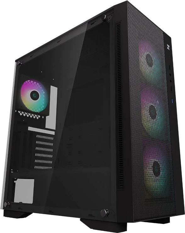 Kasë kompjuteri DeepCool Matrexx 55 Mesh ARGB 4F, e zezë