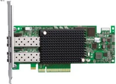 Kartë rrjeti Broadcom LPe16002B, PCI Express, 16Gb FC, 2 porta, e zezë/gjelbër/gri