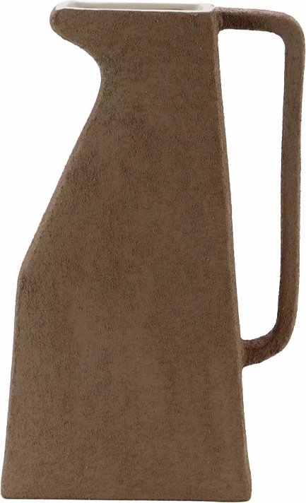 Vazo dekorative ALTO, qeramike, terrakotë, 21x7x35cm