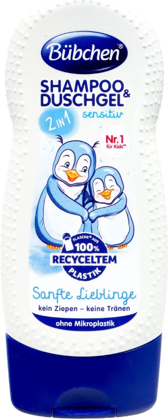 Bübchen Shampon & Xhel Dushi 2 në 1 Sensitive "Gentle Darlings" 230ml
