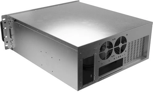 Kasë serveri Lanberg SC01-5204-12B, 4U, për rack 19", ATX/ITX/Micro ATX/SSI-CEB, 13 slote disqesh, 5 ventilatorë, e zezë/çelik