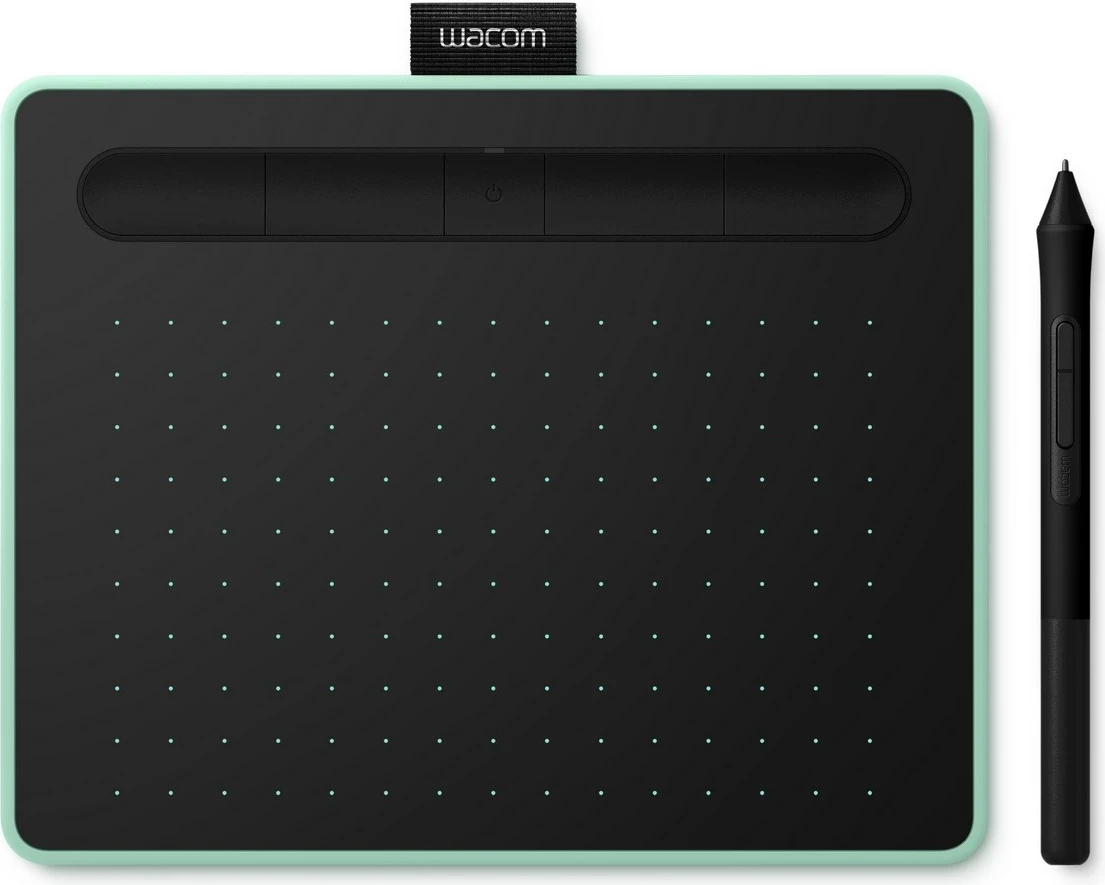 Tablet grafik Wacom Intuos S Bluetooth, i zi/gjelbër | foleja