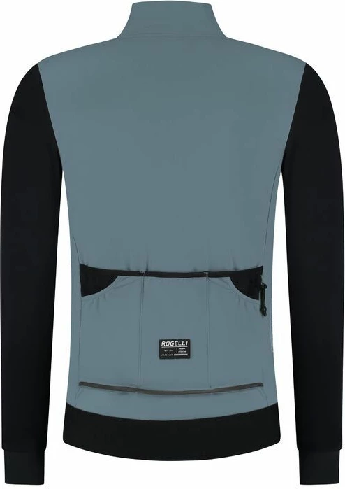 Fanellë me mëngë të gjata çiklizmi Rogelli, unisex, kaltër