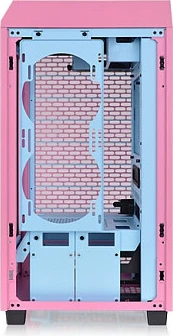 Kasë Thermaltake The Tower 200 Bubble Pink mini tower, xham i temperuar, për gaming, rozë