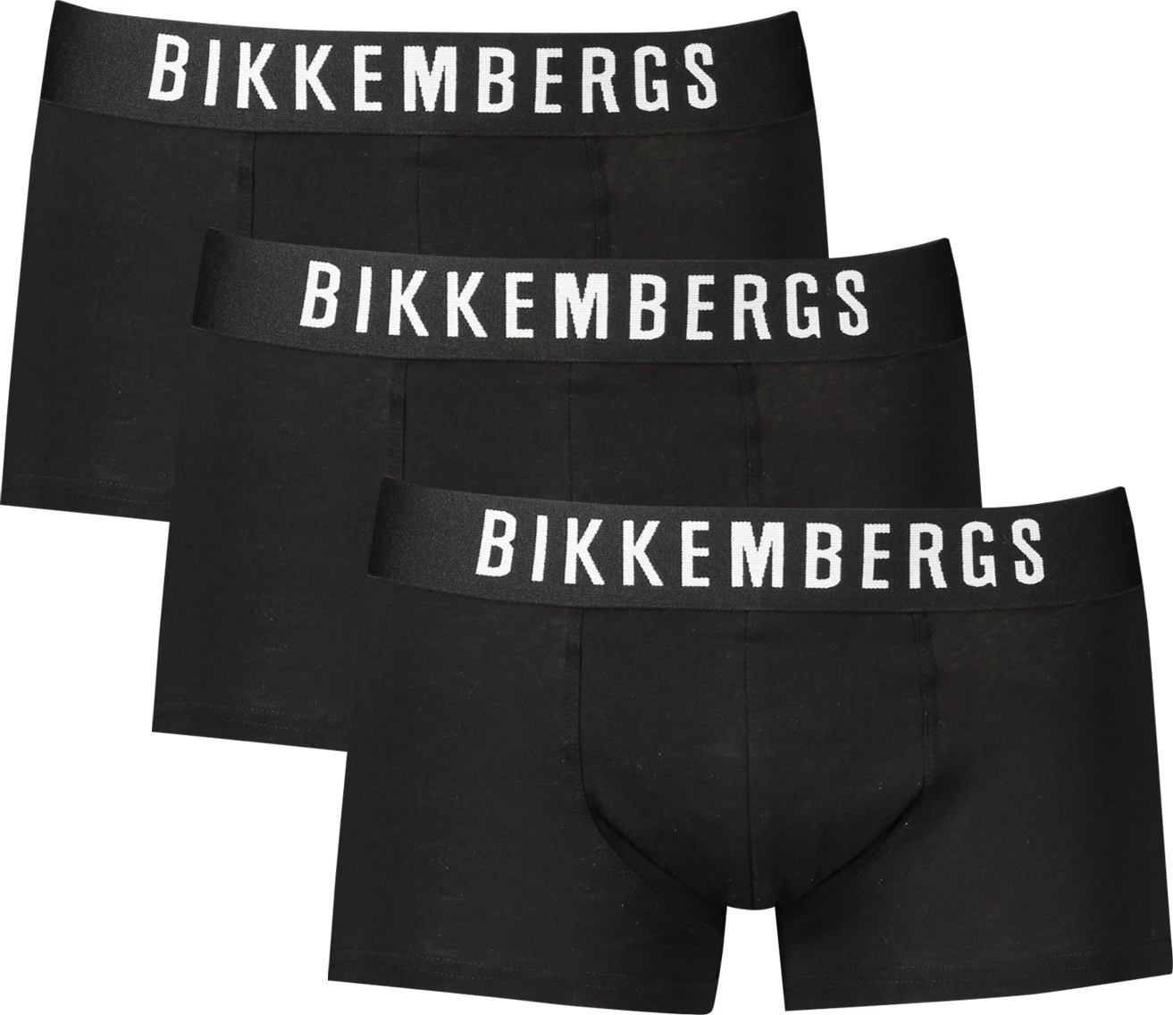 Të brendshme BIKKEMBERGS Boxer meshkuj, të zeza