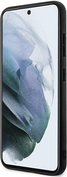 Mbështjellës Karl Lagerfeld Saffiano Mono Metal Logo për Samsung Galaxy S24+, i zi