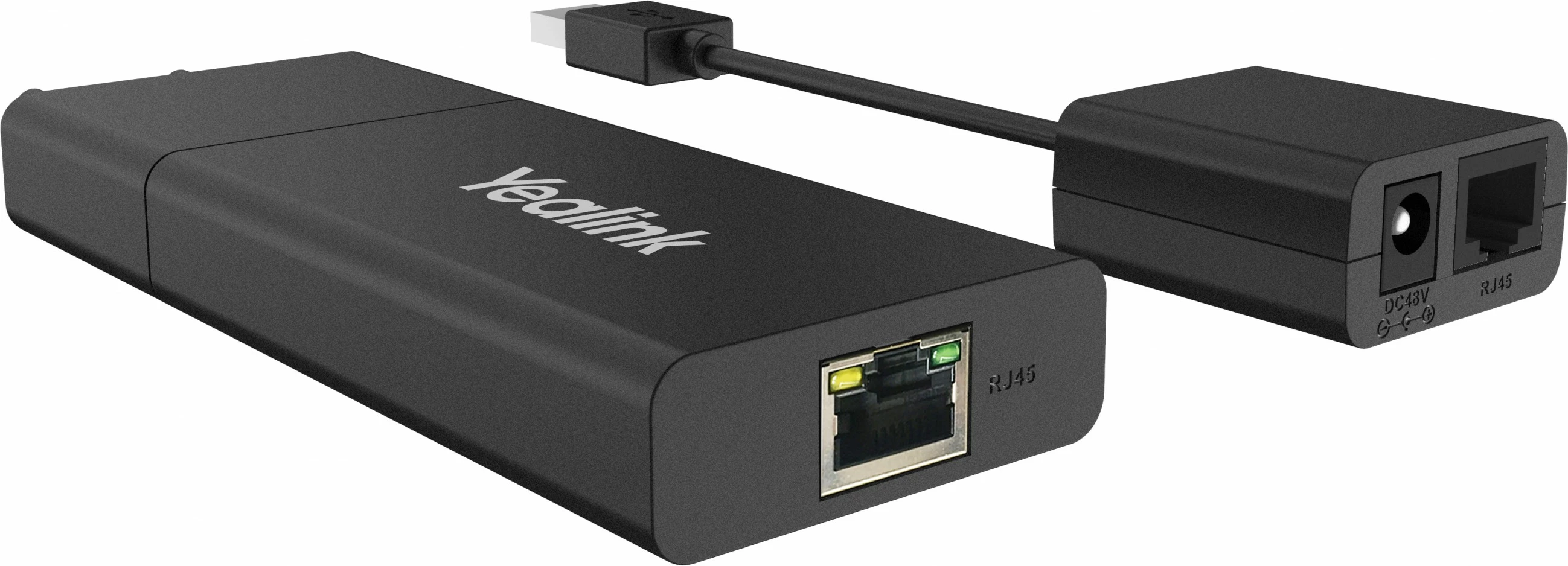 Zgjatues rrjeti USB Yealink USB2CAT5E-EXT, 40m, Cat5e, e zezë