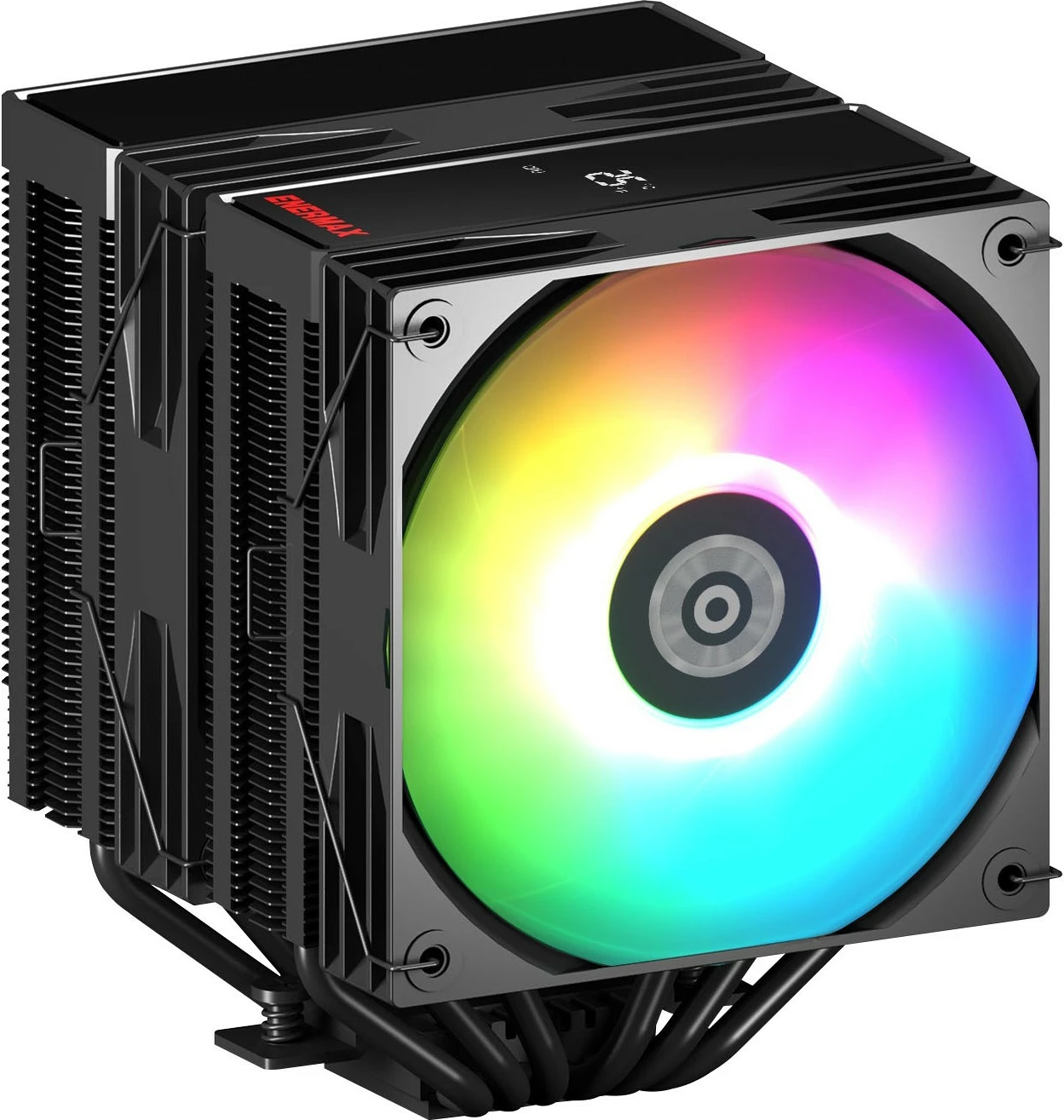 Kasë ftohëse Enermax ETS-T60D ARGB, 6 tuba, 12cm, e zezë